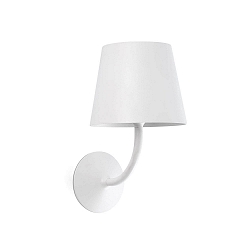 Luminaria de pared para exteriores TOC LED IP65, blanco mate 