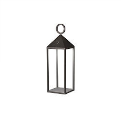 Linterna ARGUS LED IP54, plomo oscuro 