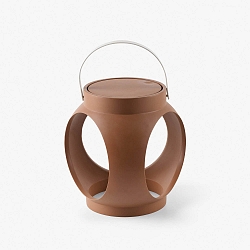 Luminaria de mesa CANDELA LED IP20, barro cocido 