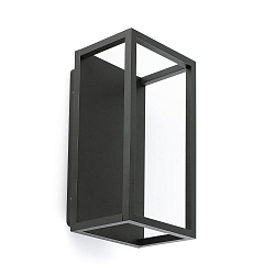 Luminaria de pared para exteriores KELA LED IP67, negro 