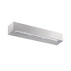 Luminaria de pared para exteriores TACANA LED IP65, aluminio satinado 
