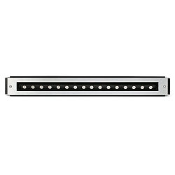 floor recessed luminaire FALLS 500 / 30X60� swivelling, asymmetrical, set back IP67, stainless steel, satined 