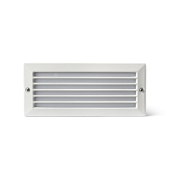 Luminaria de pared empotrable STRIPE-1 angular, con rejilla IP54