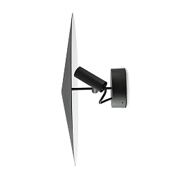 Luminaria de pared para exteriores CLAP LED IP65, negro 