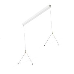 canopy FL-PLN242063MP.8584L DALI controllable, incl. LED driver, white