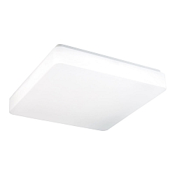 wall and ceiling luminaire 45cm square IP54, white dimmable