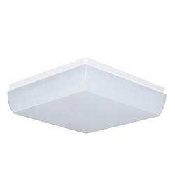 LED Wall and Ceiling luminaire, square, 27W, 4000K, 2900lm, IP54, white