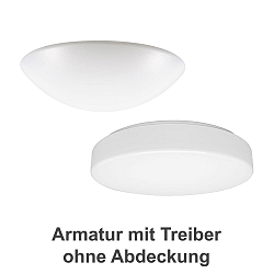 wall and ceiling luminaire ECO 7510 � 26cm IP40, white dimmable