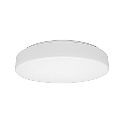 LED Wall / Ceiling luminaire, cylindrical, 4-16W, 3000K, 1700lm, IP40, silk matt, white