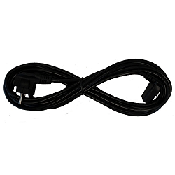Cable de conexi�n con conector macho (FL-STL2063MA.15484�) 400CM 3 polos, negro