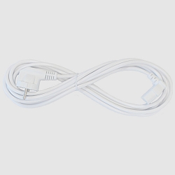 Cable de conexi�n con conector macho (FL-STL2063MA.15484�) 400CM 3 polos, blanco