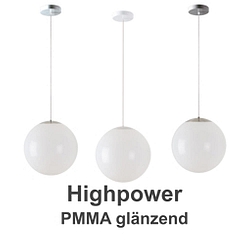 pendant luminaire Ø40 switchable IP40, chrome, white dimmable