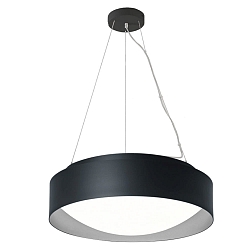 Luminaria colgante PREMIUM ARCHITEKTUR � 30,8cm IP20, negro, gris met�lico regulable