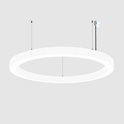 Luminaria colgante � 133.5CM CCT Switch, directa, UGR < 19, multipower, forma del anillo IP40, blanco 