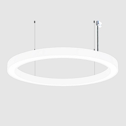 Luminaria colgante � 150CM CCT Switch, directa, UGR < 19, multipower, forma del anillo IP40, blanco 