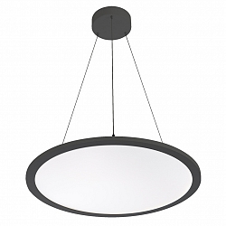 Luminaria colgante � 60cm conmutable, apto para puestos de trabajo VDU IP20, negro 