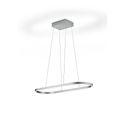Luminaria colgante ELIN IP20, n�quel mate regulable