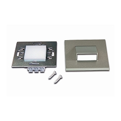 recessed luminaire WALL I DOWN down, with sensor IP20, stainless steel  1,8W 90lm 3000K 120� 120� CRI 80