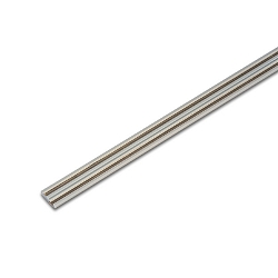 LED 24V DC power track Flat-Track, length 150cm, grey
