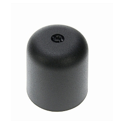 Plastic canopy, Ø/H:65/71mm, black