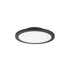 Luminaria de pared y techo TELLA redondo IP65, antracita 