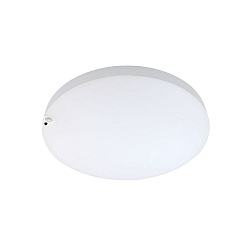 Luminaria de pared y techo ALLROUNDER redondo, con detector de movimiento IP54, blanco 