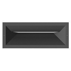 Luminaria empotrable para exteriores MURANO IP65, antracita 