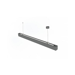 Luminaria colgante LINEAR directo / indirecto IP20, plata 