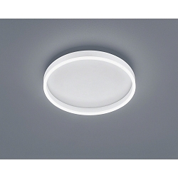 Luminaria de techo SONA redondo IP20, satinado, blanco mate regulable