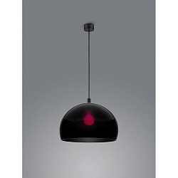 pendant luminaire DORO E27 IP20, black matt