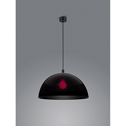 pendant luminaire DORO E27 IP20, black matt