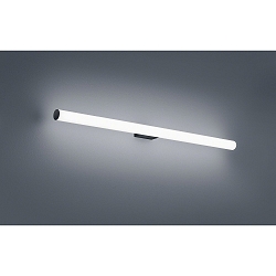 Luminaria de espejo LOOM 90 conmutable, con difusor IP44, negro mate 