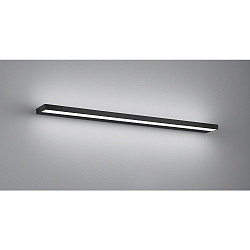 Luminaria de espejo SLATE 90 IP44, negro mate 