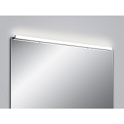Luminaria de espejo LADO-S 120 grande, conmutable, estrecho, con difusor IP44