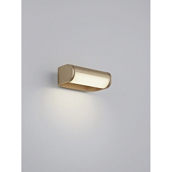 Luminaria de pared LUZ giratorio, directo / indirecto, con difusor IP54, marr�n caf� regulable