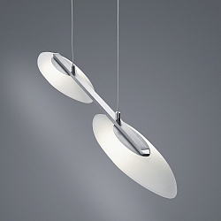 Luminaria colgante SALLY IP20, cromo, n�quel mate, satinado regulable