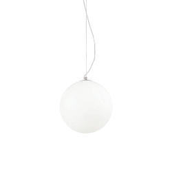 Luminaria colgante MAPA BIANCO SP1 D30 E27 IP20, blanco 