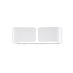 Luminaria de pared CLIP AP2 SMALL ARGENTO de 2 llamas E27 IP20