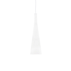 Luminaria colgante MILK SP1 de 1 llama E27 IP20, blanco 