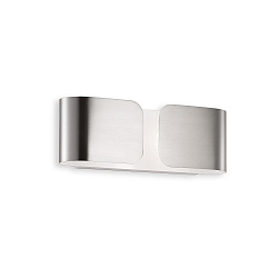 Luminaria de pared CLIP AP2 MINI de 2 llamas G9 IP20, plata
