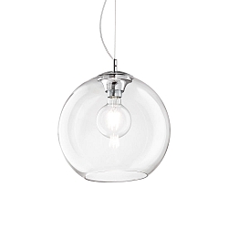Luminaria colgante NEMO CLEAR SP1 D40 E27 IP20, transparente