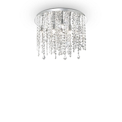 Luminaria de techo ROYAL PL8 de 8 llamas G9 IP20, cromo 