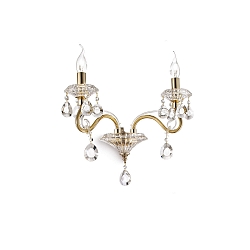 Luminaria de pared NEGRESCO AP2 de 2 llamas E14 IP20