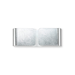 Luminaria de pared CLIP AP2 MINI de 2 llamas G9 IP20, plata