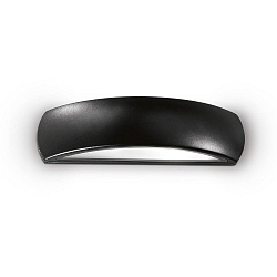 Luminaria de pared GIOVE AP1 E27 IP54, negro 