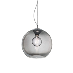 Luminaria colgante NEMO FUME SP1 D30 E27 IP20, color humo 