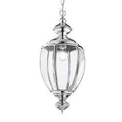 Luminaria colgante NORMA SP1 BIG E27 IP20, cromo, gris 
