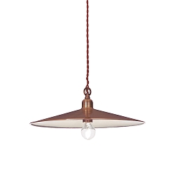 Luminaria colgante CANTINA SP1 E27 IP20, lat�n antiguo