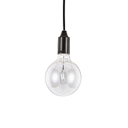 Luminaria colgante EDISON SP1 E27 IP20, negro