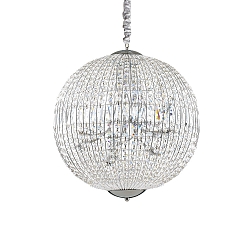 Luminaria colgante LUXOR SP12 de 12 llamas G9 IP20, cromo